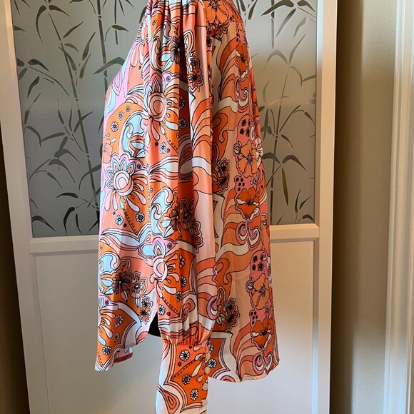 Free People Retro Floral Blouse S - Picture 4 of 8